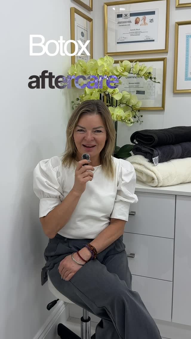 Aftercare tips from the clinic's nurse